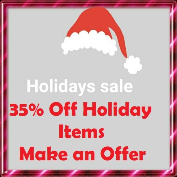 Make an offer, clearing out Holiday Décor and Gifts! - Picture 1 of 3